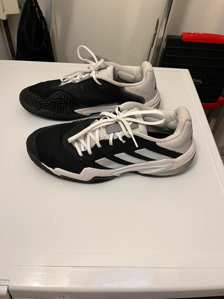 Adidas Barricade 13 Clay heren tennisschoenen maat 45 1/3, Sport en Fitness, Tennis, Zo goed als nieuw, Schoenen, Adidas, L00