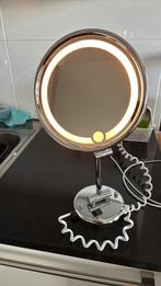 Make-up spiegel met verlichting, Minder dan 50 cm, Rond, Ophalen of Verzenden, Zo goed als nieuw