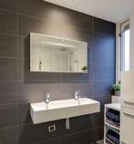 Hoogglas wit wastafel, Huis en Inrichting, Badkamer | Badkamermeubels, Ophalen, Gebruikt, 50 tot 100 cm, Minder dan 100 cm