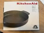 KitchenAid Grill Pan 26cm - Nieuw in Doos!, Nieuw, Ophalen of Verzenden, Koekenpan of Braadpan, Gietijzer