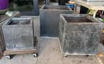 Betonnen bloembakken, Ophalen, Gebruikt, Minder dan 60 cm, Vierkant