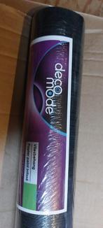 2 nieuwe rollen vlies behang antraciet praxis, Ophalen of Verzenden, Minder dan 10 m²