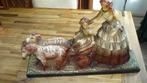 groot antiek beeld 100 jaar oud 52 cm breed, Antiek en Kunst, Ophalen of Verzenden