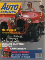 Autokampioen 13 1990 : Mercedes Benz 190 - BMW 520i - Honda, Ophalen of Verzenden, Gelezen, Algemeen