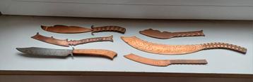 Ww1, 1e wereldoorlog loopgraven kunst lot van 6 stuks beschikbaar voor biedingen