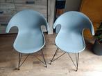 Vintage kuipstoelen set, Ophalen, Zo goed als nieuw, Wit, Kunststof