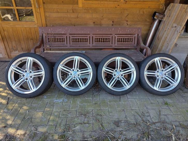 Audi A3 S3 immitatie 18 inch velgen 5x112, Auto-onderdelen, Banden en Velgen, Velg(en), Zomerbanden, 18 inch, 225 mm, Gebruikt