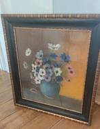 Prachtige vintage schilderij bloemen anemone stilleven, Antiek en Kunst, Kunst | Schilderijen | Klassiek, Ophalen