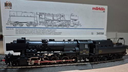 Marklin 34158 MFX digitaal CFL stoomloc als nieuw, Hobby en Vrije tijd, Modeltreinen | H0, Zo goed als nieuw, Locomotief, Wisselstroom