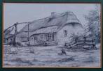 Originele tekening... Hub van Winkel..., Antiek en Kunst, Ophalen of Verzenden