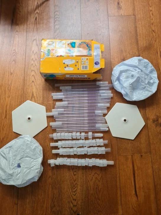 Ballonnenboog plus elektrische opblaaspomp, Hobby en Vrije tijd, Feestartikelen, Zo goed als nieuw, Versiering, Ophalen