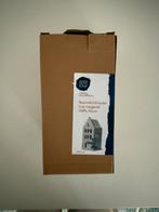 Heinen Delfts Blauw waxinelichthouder huis trapgevel, Huis en Inrichting, Woonaccessoires | Kandelaars en Kaarsen, Overige materialen