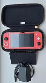 Nintendo Swich Lite incl. orginele doos en protectie, Ophalen of Verzenden, Roze of Coral, Zo goed als nieuw, Met beschermhoes of tas