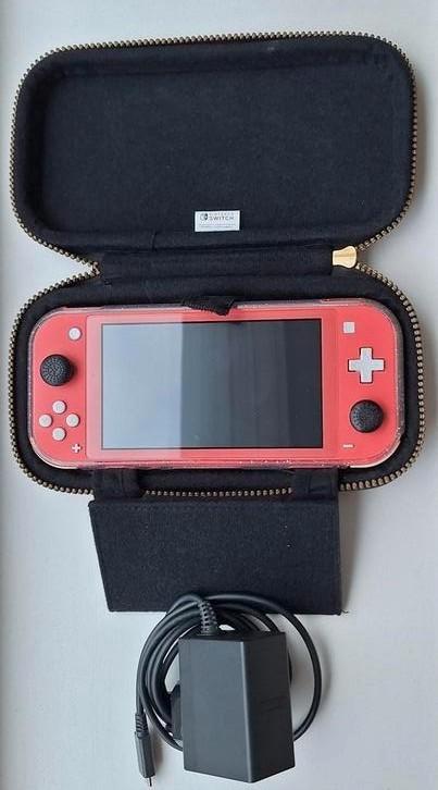 Nintendo Swich Lite incl. orginele doos en protectie, Spelcomputers en Games, Spelcomputers | Nintendo Switch Lite, Zo goed als nieuw