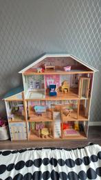 Kidkraft magestic barbie poppenhuis XL met meubels, Ophalen, Gebruikt, Poppenhuis