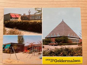 ansichtkaart  Groeten uit Geldermalsen , 3-luik. beschikbaar voor biedingen