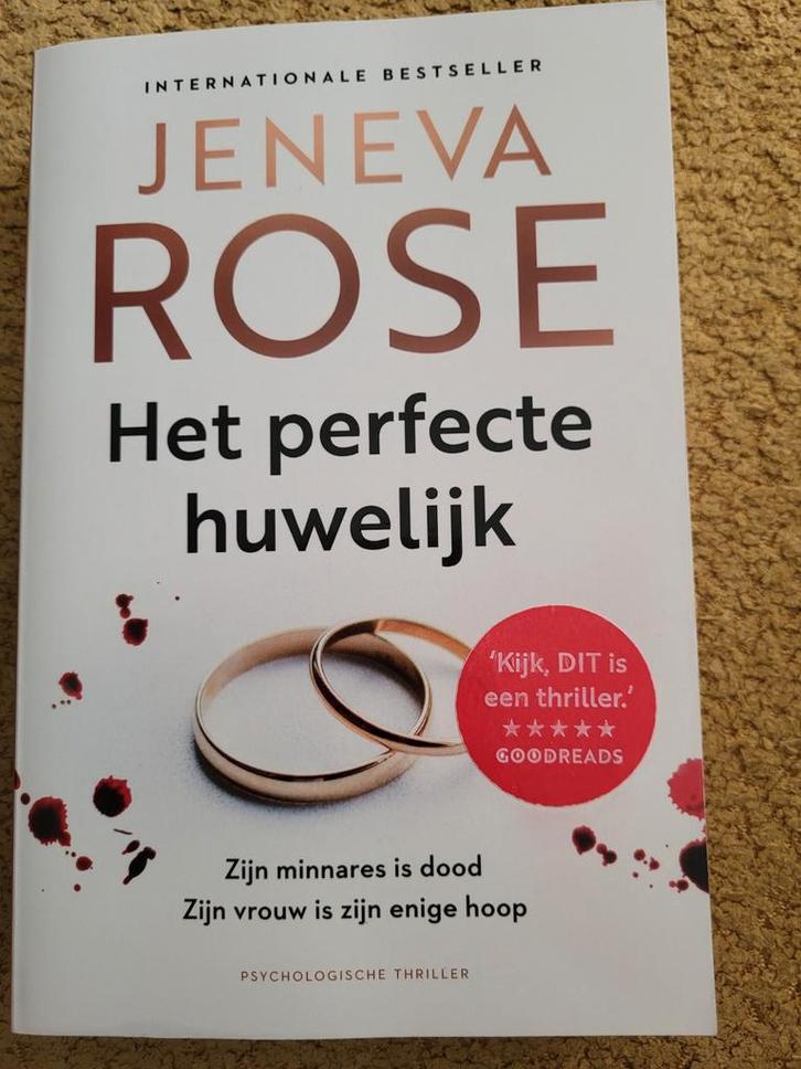 Het perfecte huwelijk - Jeneva Rose, Boeken, Thrillers, Gelezen, Nederland, Ophalen
