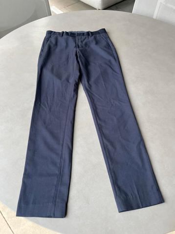 Blauwe deels wollen H&M pantalon , mt 44 =38 beschikbaar voor biedingen