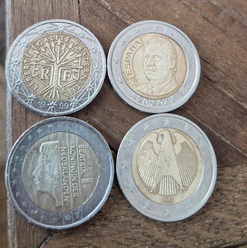 2 euro munt  uit 2002 met leters A,D,F,J(Duitsland), Postzegels en Munten, Munten | Europa | Euromunten, Losse munt, Overige waardes