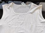 Wit mouwloos topje Sommermann Mt42, Sommermann, Wit, Maat 42/44 (L), Nieuw
