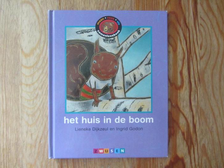 Het huis in de boom (samenleesboek Maan Roos Vis), Boeken, Kinderboeken | Jeugd | onder 10 jaar, Zo goed als nieuw, Fictie algemeen