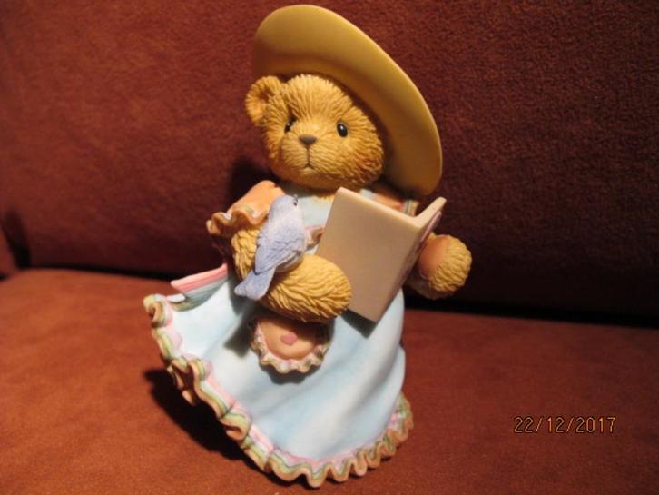 cherished teddies - dawn/dennis/diane/donna/dr.darlene makeb, Verzamelen, Beren en Cherished Teddies, Zo goed als nieuw, Beeldje