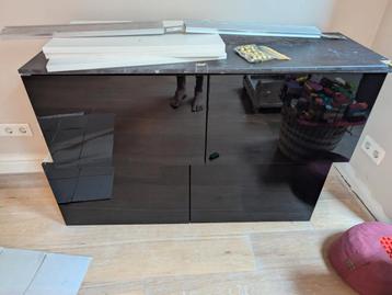 Ikea besta tv meubel piano zwart beschikbaar voor biedingen