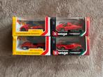 Bburago Ferrari Modellen - 4 Stuks, Hobby en Vrije tijd, Modelauto's | 1:18, Ophalen of Verzenden, Nieuw, Auto, Bburago