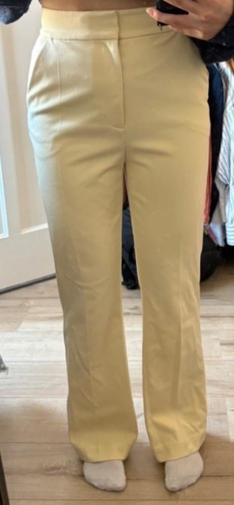 &other stories lichtgele pantalon nieuw 34, Kleding | Dames, Broeken en Pantalons, Nieuw, Maat 34 (XS) of kleiner, Geel, Lang