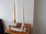 Art Deco Kandelaar Quist, verzilverd, Ophalen of Verzenden, Zilver