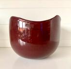 Villeroy & Boch Glazen Vaas - paars / Bordeaux Rood, Ophalen of Verzenden, Minder dan 50 cm, Rood, Glas