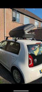 Dakdragers + dakkoffer volkswagen up / seat mii, Auto diversen, Dakdragers, Ophalen, Zo goed als nieuw