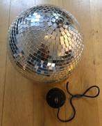 Discobol, spiegelbol met motor, Muziek en Instrumenten, Licht en Laser, Ophalen, Zo goed als nieuw, Discobol