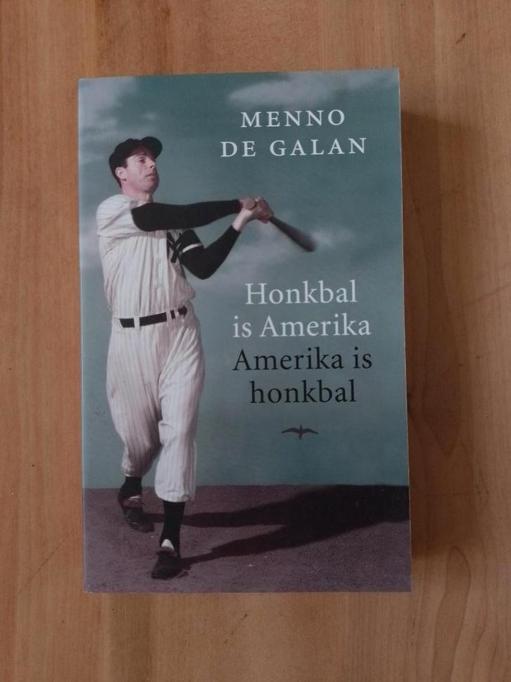 Honkbal is Amerika   Amerika is honkbal  Menno de Galan, Sport en Fitness, Honkbal en Softbal, Zo goed als nieuw, Overige typen