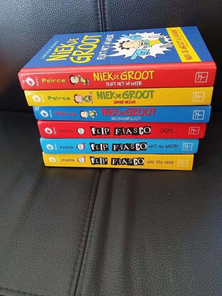 FLIP  FIASCO   en  NIEK  DE  GROOT, Boeken, Kinderboeken | Jeugd | 10 tot 12 jaar, Zo goed als nieuw, Ophalen of Verzenden