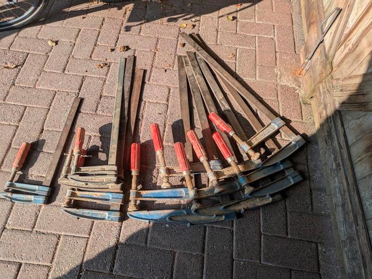 Partij lijmtangen - diverse maten zo goed als nieuw., Doe-het-zelf en Verbouw, Gereedschap | Handgereedschap, Ophalen of Verzenden