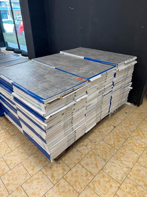 Restpartij mFLOR plak pvc grijs abstract 220m2, Doe-het-zelf en Verbouw, Vloerdelen en Plavuizen, Nieuw, Overige typen, Kunststof