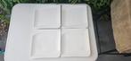 Vierkante dinerborden wit, Ophalen, Zo goed als nieuw, Bord(en)