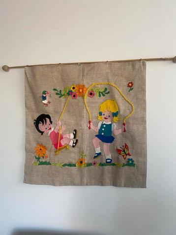 Prachtig vintage/ retro  Wandkleed  voor Kinderkamer beschikbaar voor biedingen