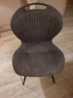 4 Antracietgrijze Stoelen - Profijt Meubel Sale, Gebruikt, Ophalen of Verzenden, Stof, Vier