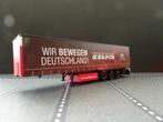 738 herpa oplegger kelpin wir bewegen deutschland 1:87 truck, Ophalen of Verzenden, Zo goed als nieuw, Bus of Vrachtwagen, Herpa