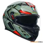 AGV K3 E2206 MPLK DECEPT Integraalhelm, Zwart-Groen-Rood, Ophalen of Verzenden, Nieuw met kaartje