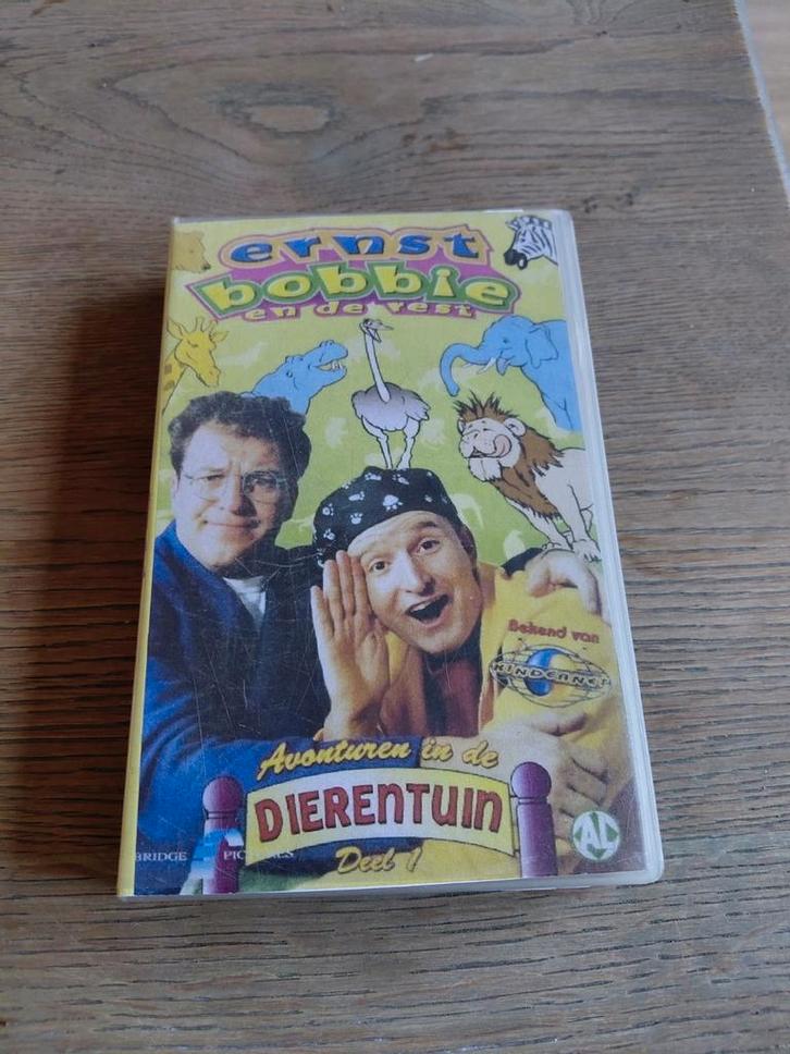 Ernst bobbie en de rest avonturen dierentuin deel 1 video, Cd's en Dvd's, VHS | Kinderen en Jeugd, Gebruikt, Kinderprogramma's en -films