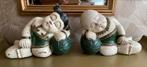 prachtig set vintage aziatische/chinese handgemaakte beelden, Ophalen of Verzenden, Zo goed als nieuw, Mens