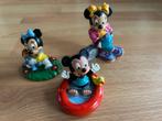 Oude figuren disney mickey en minnie mouse, Ophalen, Mickey Mouse, Gebruikt, Beeldje of Figuurtje