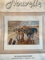 Black Friday Nieuw Borduurpakket - De Schelpenvisser, Ophalen of Verzenden, Nieuw, Handborduren, Borduurpakket