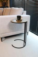 Laptoptafel / Bijzettafel | Metaal Goud/Zwart, Ophalen of Verzenden, Nieuw