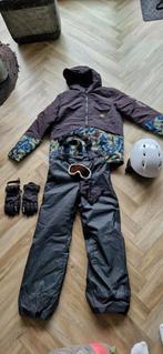 Skipak maat 116 met helm maat S(52-55cm), Ophalen, Zo goed als nieuw, Jongen of Meisje, Sport- of Zwemkleding