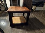Bijzet tafel 50x50 cm teakhouten, Ophalen, 50 tot 100 cm, 50 tot 75 cm, Vierkant