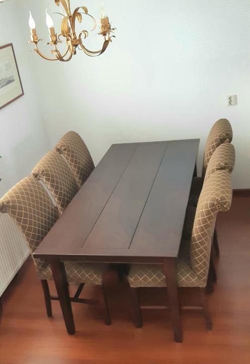 Zeer goed uitziende Koloniale teak houten eettafel, Huis en Inrichting, Tafels | Eettafels, Gebruikt, 50 tot 100 cm, 200 cm of meer